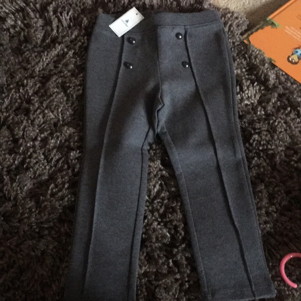 Gray adorable dressy leggings Size 3 years